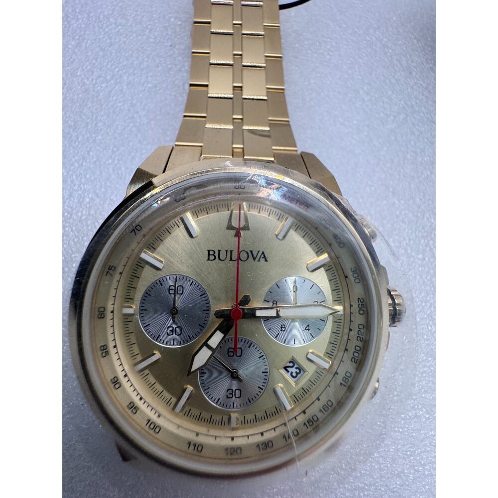 NEW Bulova 97B217 Classic Chronograph Stainless Steel Quartz Men's Watch - Picture 6 of 11